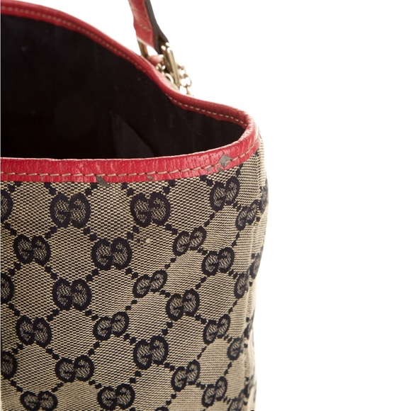 Sherry line web Gucci tote (Genuine)